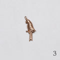 Vintage 9ct Gold Pendant Charms - parrot