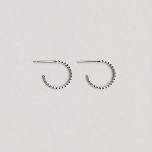 Beaded Small Hoops