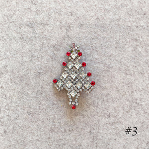 Vintage Christmas Tree Brooches