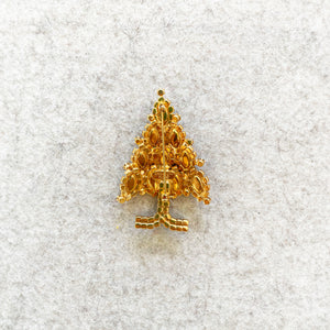 Vintage Christmas Tree Brooch by Eisenberg
