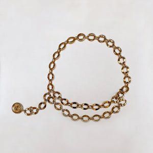 Vintage Chanel Gold Double Chain Belt