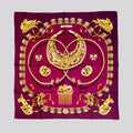 Vintage Hermes Silk Scarf "Les Cavaliers D'Or"