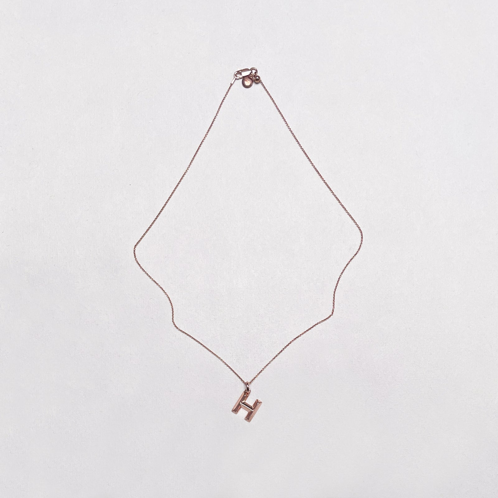 Vintage Monica Vinader Initial Necklace - H