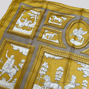 Vintage Hermes Silk Scarf "Wedgwood" #1