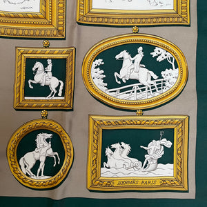 Vintage Hermes Silk Scarf "Wedgwood" #2