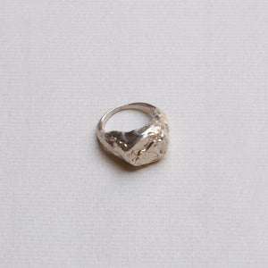 Sterling Silver Taurus Signet Ring