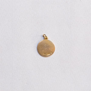 Vintage 9ct Gold Virgo Charm Pendant