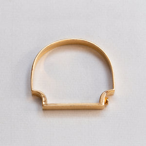 Gold Signature Bangle Bracelet