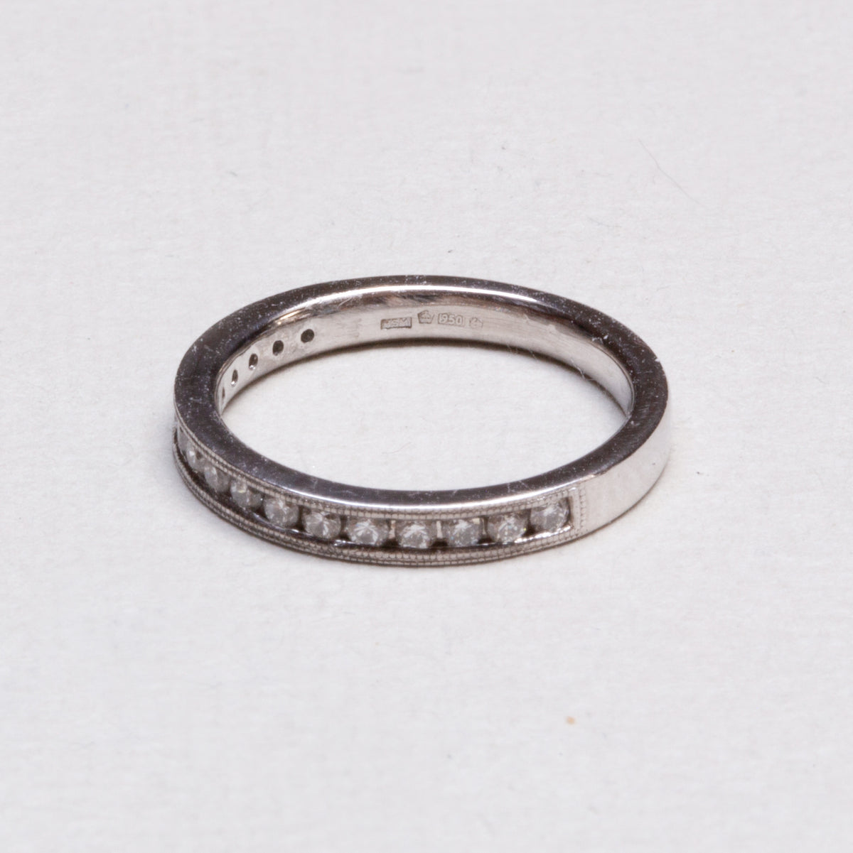 Edwardian Platinum Diamond Eternity Ring
