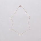 Gold Chain Necklace with Diamond Bar