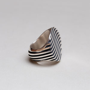 Sterling Silver Escalator Ring