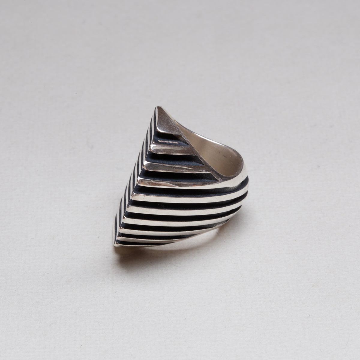 Sterling Silver Escalator Ring