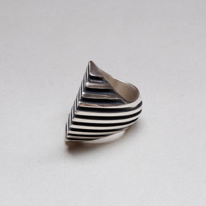 Sterling Silver Escalator Ring