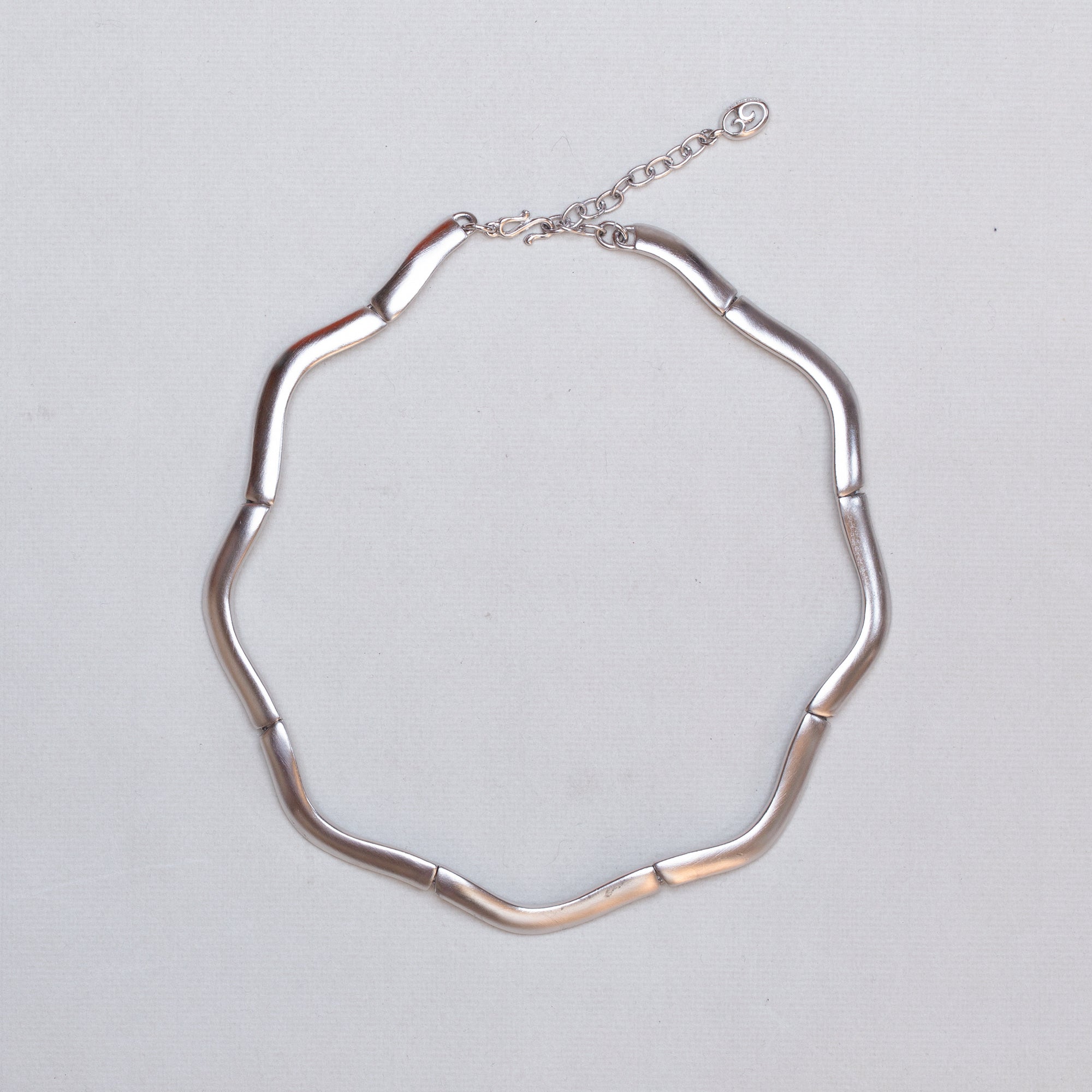 Vintage Givenchy Silver Choker Necklace