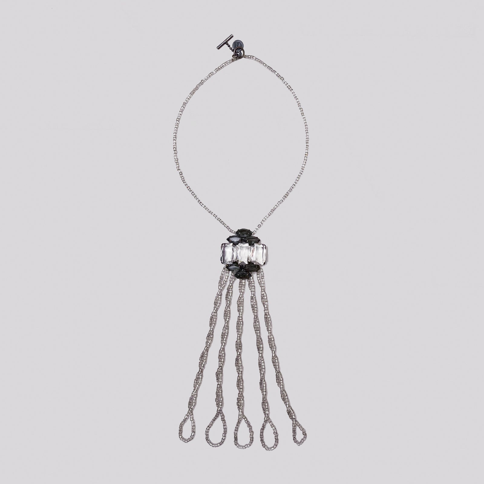 Vintage Armani Beads Tassel Necklace