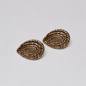 Vintage Alexandre de Paris Gold Clip-on Earrings