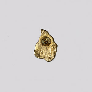 Vintage YSL Set of Gold Pin and Clip-on Earrings