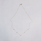 18ct Gold Diamond Spike Chain Necklace