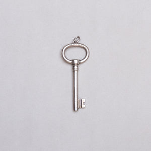 Vintage Tiffany Sterling Silver Key Pendant Charm