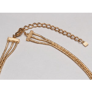 Vintage Givenchy Triple Strand Snake Chain Necklace