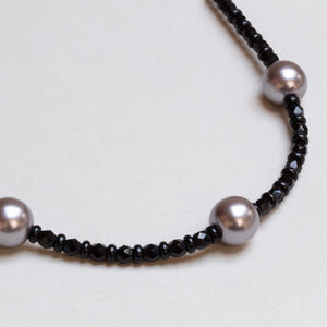 Vintage Armani Beads and Faux Pearl Necklace