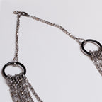 Vintage Armani Multi-strand Monochrome Necklace