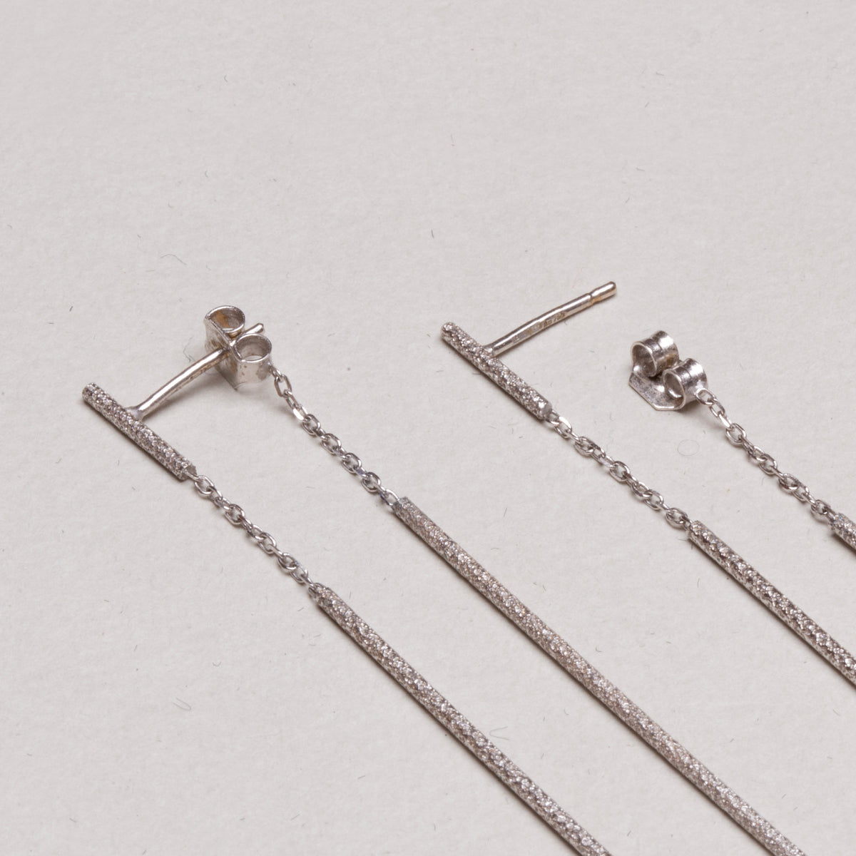 Florentine Finish Double Magic Wand Earrings