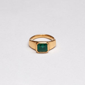 22ct Gold Emerald Ring