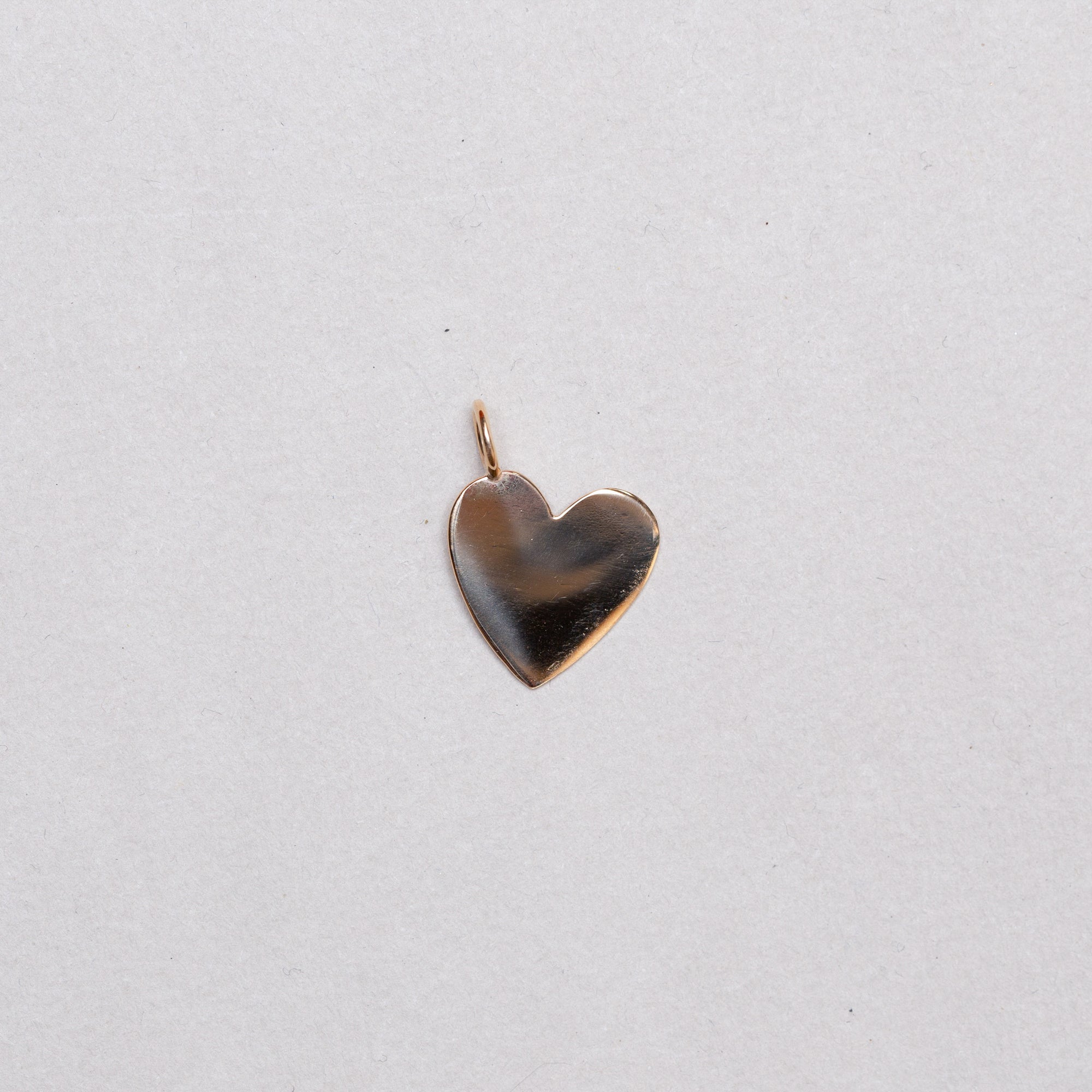 9ct Gold Heart Pendant Charm