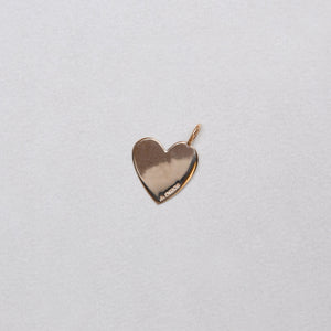 9ct Gold Heart Pendant Charm