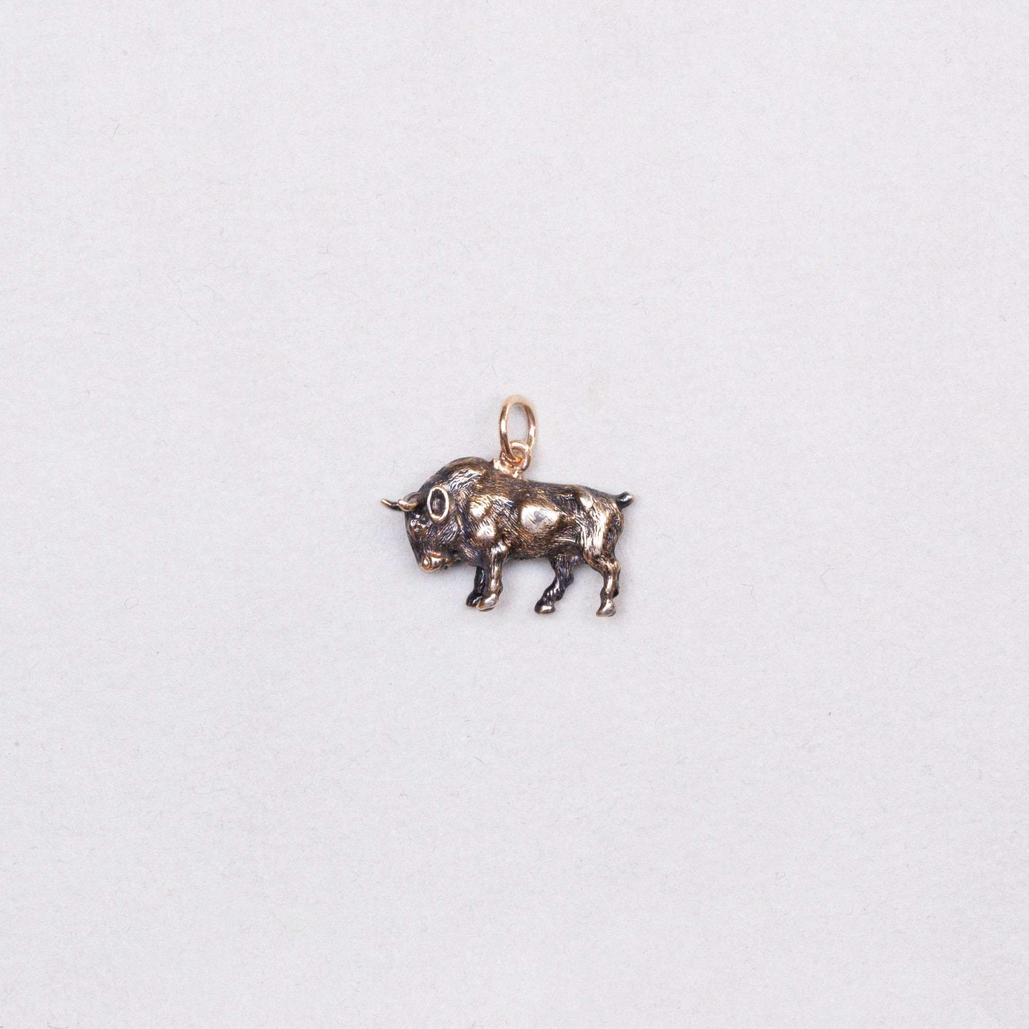 Vintage 9ct Gold Taurus Charm