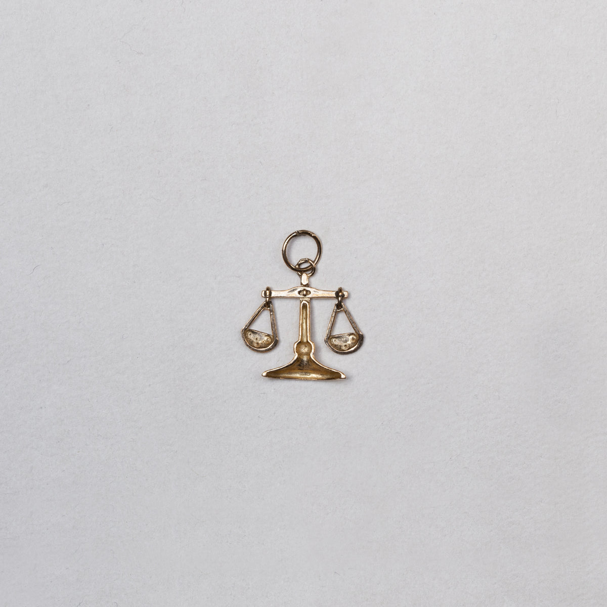 Vintage Libra Moving Charm Pendant