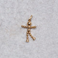 Vintage 9ct Gold Pendant Charm - Bobble Figure