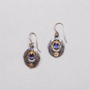 Tanzanite and Diamond Earrings