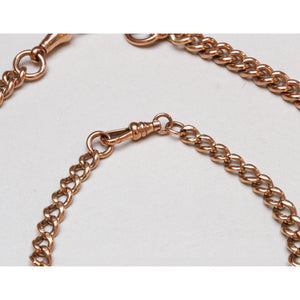 Vintage 9ct Gold Chain Necklace and Bracelet