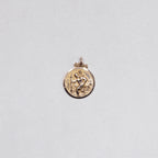 Vintage 9ct Gold St. Christopher Charm Pendant