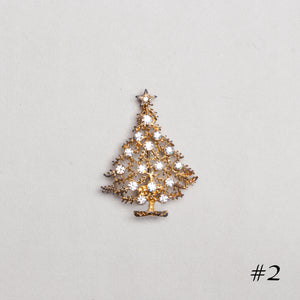 Vintage Christmas Tree Brooch