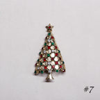 Vintage Christmas Tree Brooch