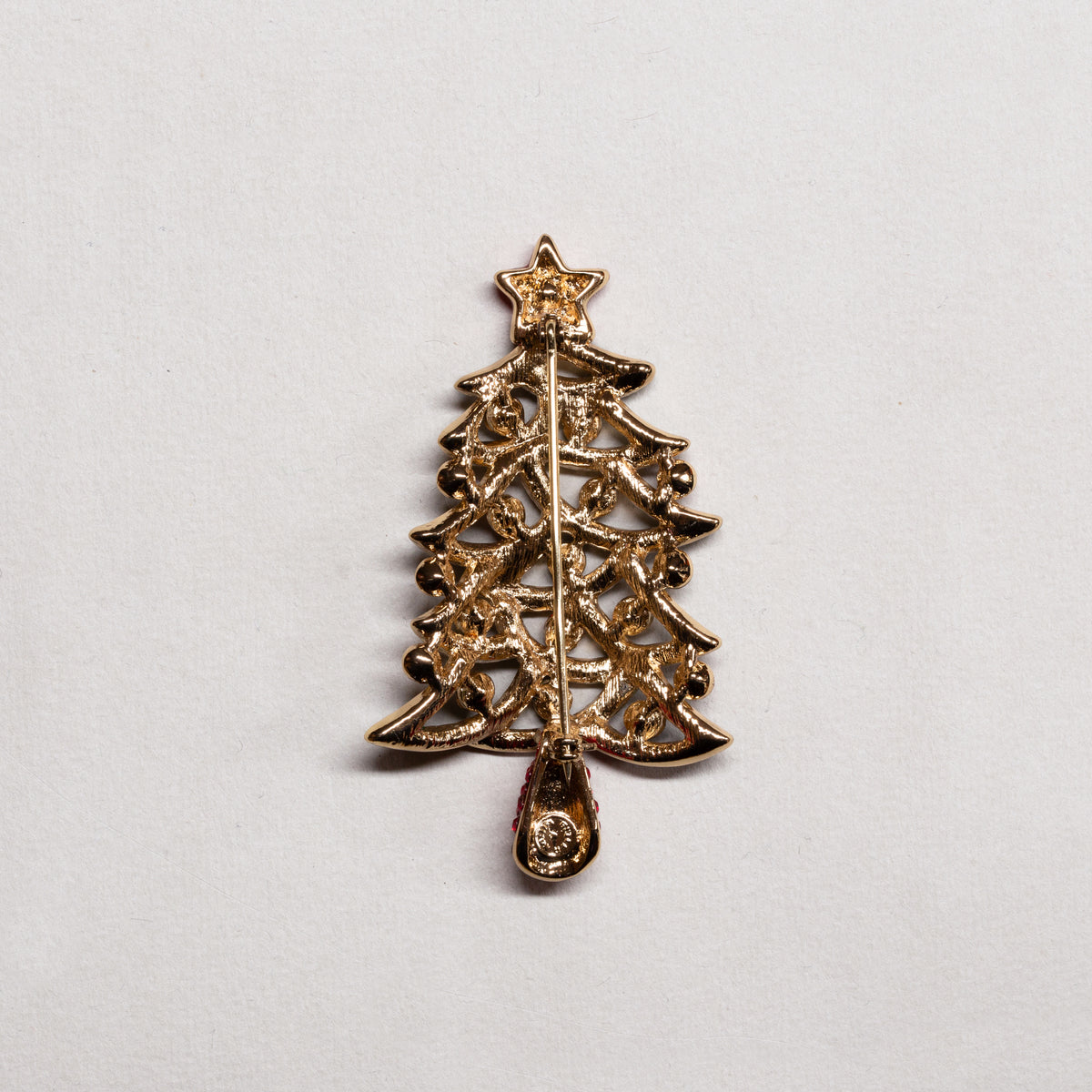 Vintage Christmas Tree Brooch