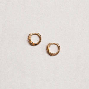 Stardust Huggie Hoop Earrings