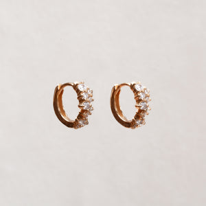 Stardust Huggie Hoop Earrings