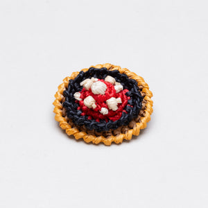 Vintage Prada Woven Straw Brooch