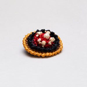 Vintage Prada Woven Straw Brooch