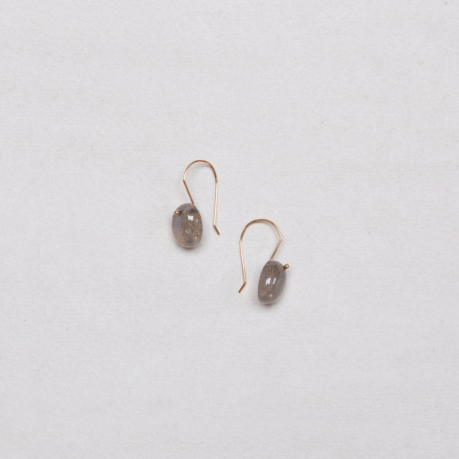 Labradorite Pebble Drop Earrings