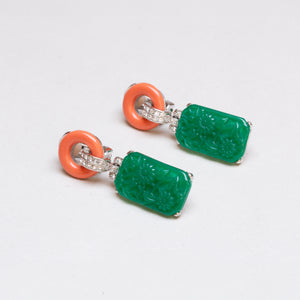 Vintage KJL Clip-on Earrings