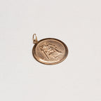 Vintage 9ct Gold St. Christopher Charm Pendant