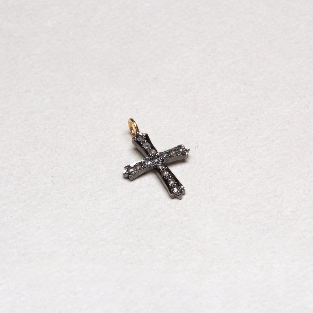 Diamond Cross Charm #2
