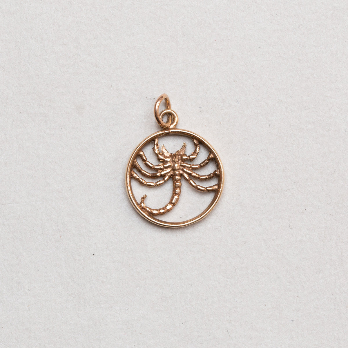 Vintage 9ct Gold Scorpio Charm Pendant