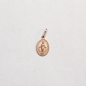 Vintage 9ct Gold Madonna Pendant Charm