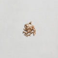 Vintage 9ct Gold Aquarius Charm Pendant
